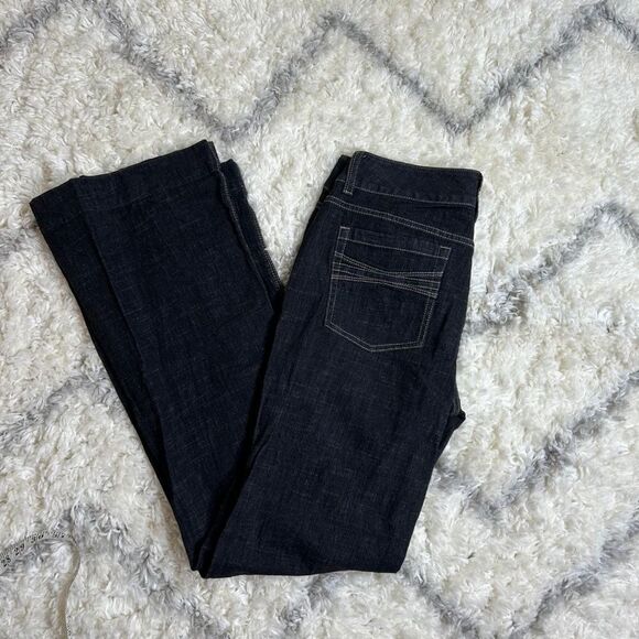 White House Black Market Dark Flare Jeans - Picture 2 of 8